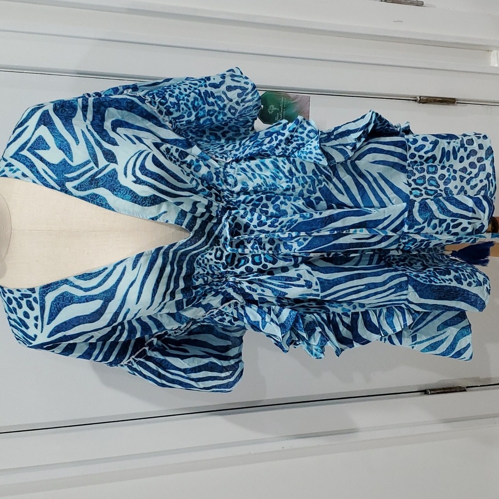 True Destinations Resort Wear Swimsuit Dress Coverup Size Small with tags